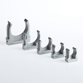 Клипса для трубы гофрированной Россия Держатель D 25 мм