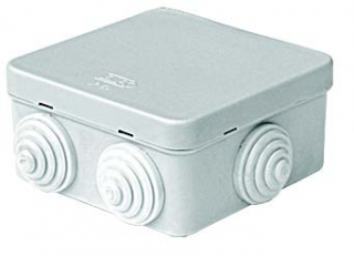 Коробка распределительная 100x100x50 мм цвет серый