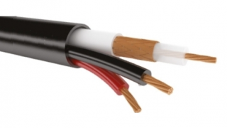 Кабель Видеонаблюдения PROCONNECT D=7мм +2*0.5мм  OUTDOOR