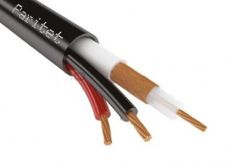 Кабель Видеонаблюдения Паритет КВК-П-2 2х0,5 (черный)