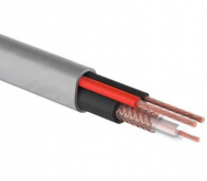 Кабель Видеонаблюдения PROCONNECT D=7мм +2*0.5мм 200м белый